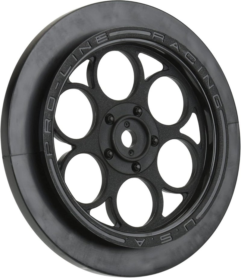 PROLINE Racing Showtime Front Runner 2.2/2.7 Blk FRNT Drag Whls PRO280303 RC Tire - Image 4